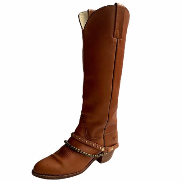 Frye Shoes - FRYE brown leather boot.  SZ 8